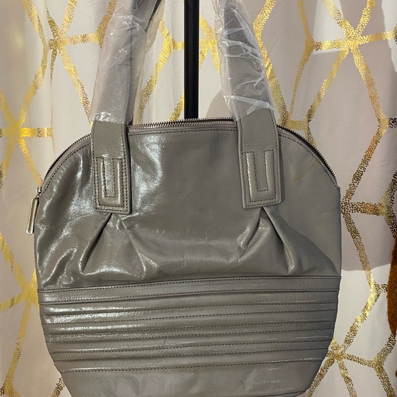Walter Baker Gray Leather Bag - Picture 2 of 3